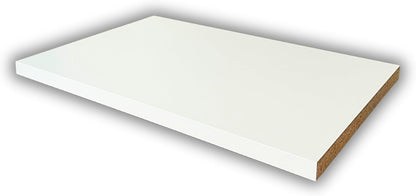 3/4" 3/4" Customized White Shelves Cut to Order - Cabinet Shelf Custom Size Shelf - Melamine Shelves Cut to Order