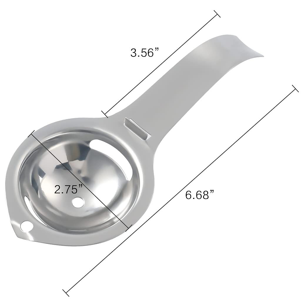 Egg separator, egg white and yolk separator, stainless steel, health and safety, separator, kitchen gadgets