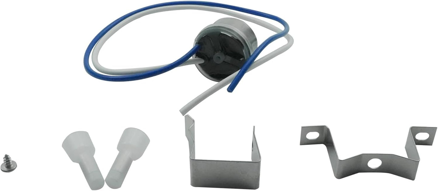 WR50X55 AP2639498 PS303545 Refrigerator Defrost Bi-Metal Thermostat Replacement for GE Refrigerator Models