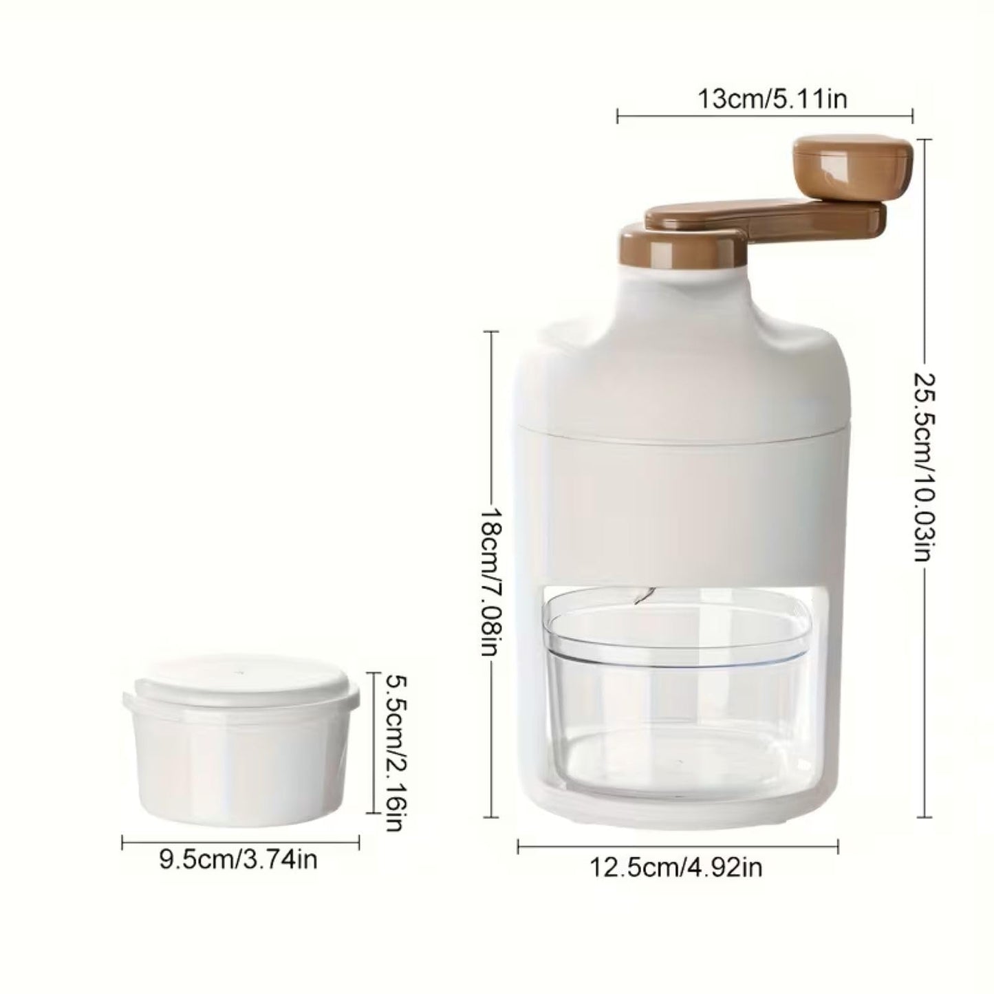 Shaved Ice Maker, Ice Shaver Slushie Machine, Snowcone Maker for Kids Birthday Party, House Warming Gifts New Home, Kitchen Gift Ideas, White