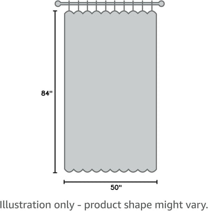 Skiennix 100% Blackout Linen Curtains - Thermal Insulated Drapes for Bedroom | 84" Long, Navy, 2 Panels Set