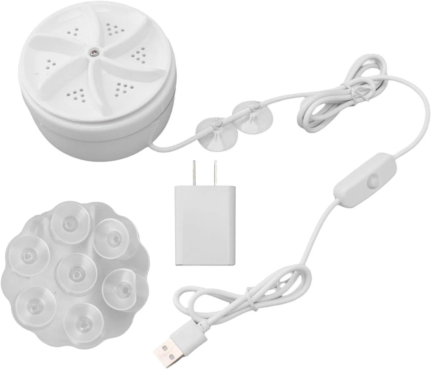 Mini USB Portable Washing Machine - Travell Washer 60W Laundry Tub for Socks and Underwear - US Plug 100-240V