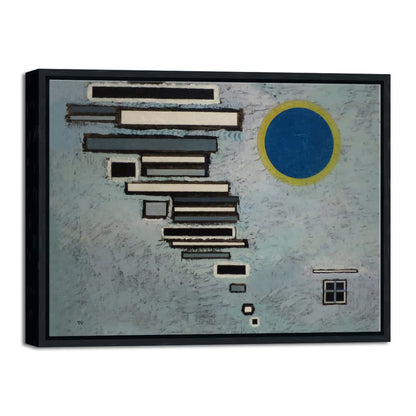 Wieco Art Framed Canvas Wall Art Composition VII, 1913 by Wassily Kandinsky Classic Abstract Famous Paintings Reproductions Canvas Wall Art for Home Decoration