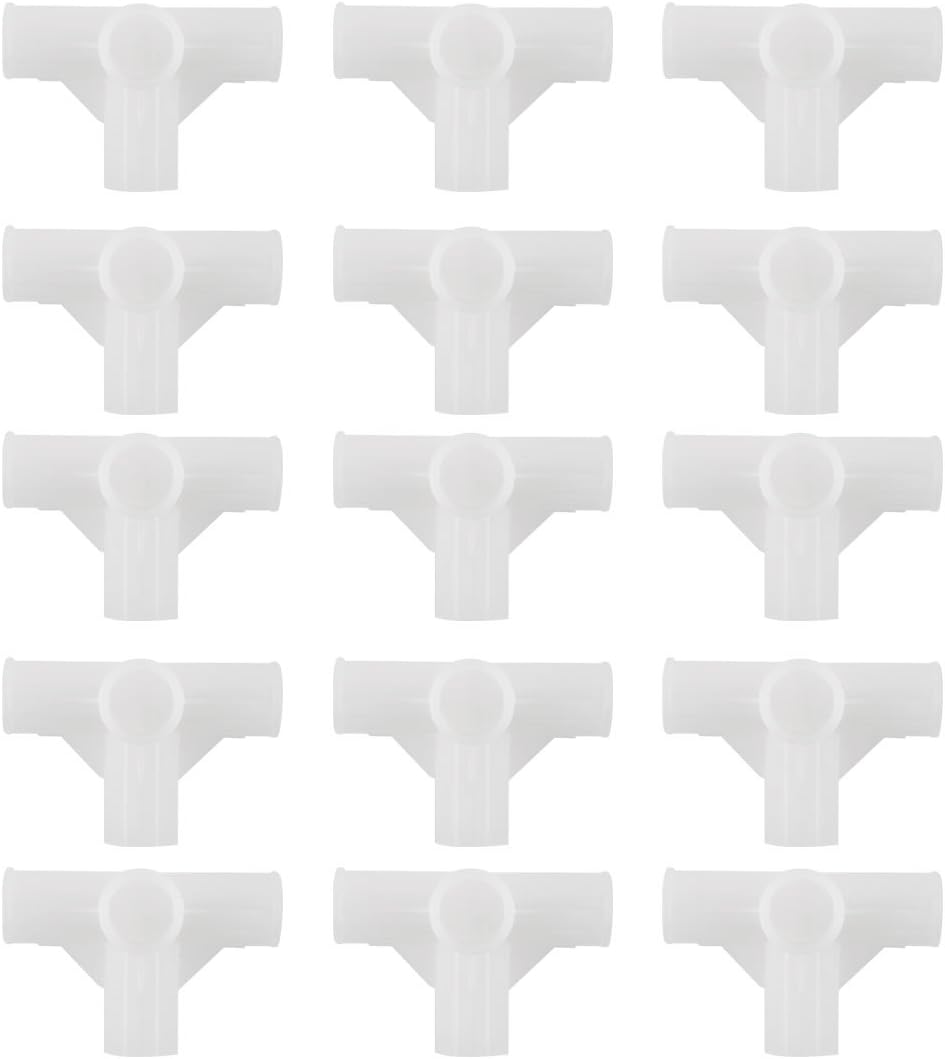 13mm 4 15 uxcell Shoe Rack Accessories Connectors, Inner Diameter for Repair Assembled Wardrobe Way, Replacement