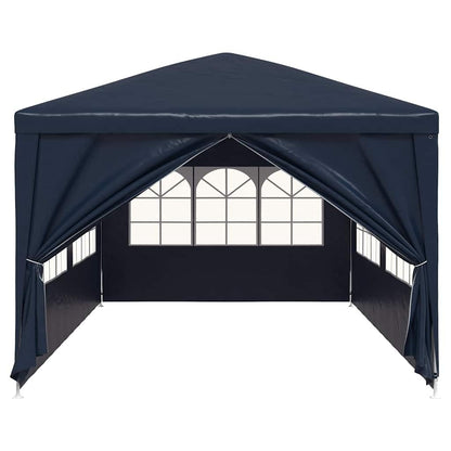 Xhnifbn 10x20 FT Blue Party Tent Heavy Duty Steel Frame UV-Resistant PE Canopy Gazebo for Backyard Wedding Outdoor Events with Windows & Zip Door, Easy Setup