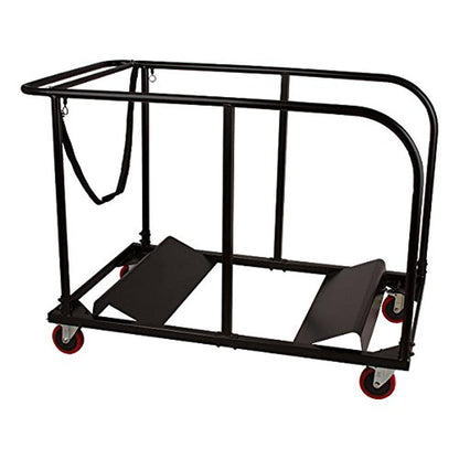 Norwood Commercial Furniture NOR-FEI1058-SO Round Folding Table Dolly, 41" Height, 32.75" Width, 52" Length, Black