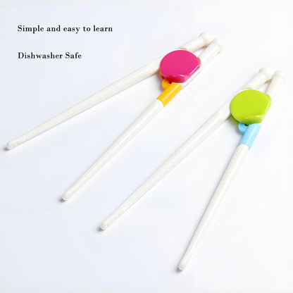 Kids Chopsticks Training - 4 Pairs Easy to Use Learning Chopsticks for Toddlers