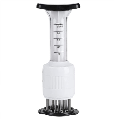 Dioche Meat Marinade Needle Injector, 30 and Tenderizer Injector, Steaks Flavor Syringe Cook Kitchen Tool, for BBQ, Turkey, Fish, Brisket, Pork and Chicken
