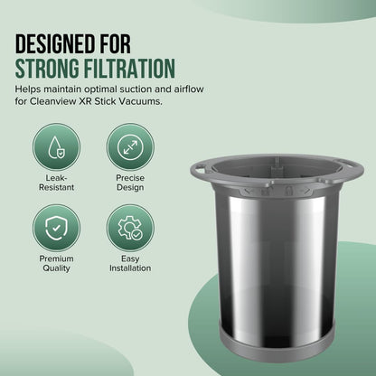 Replacement Filter Cup Mesh Screen for Bissell Cleanview XR Stick Vacuums - Fits Models # 3789U, 3789, 3789X, 3797V, 3797, 3797W