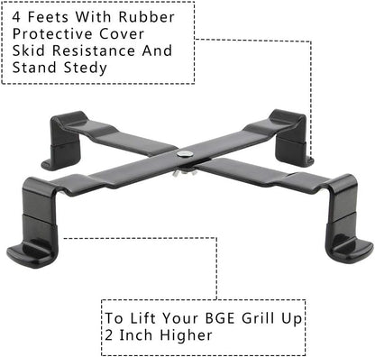 Kamado Grill Table Nest Stand for Big Green Egg Medium,Big Green Egg Accessories Green Egg Nest Stand for Medium Big