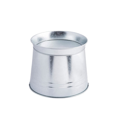 TableCraft BDGTUB Galvanized Beverage Tub/Base - 1.75 Gal Capacity, Multi-Functional Riser for Dispensers and Platters