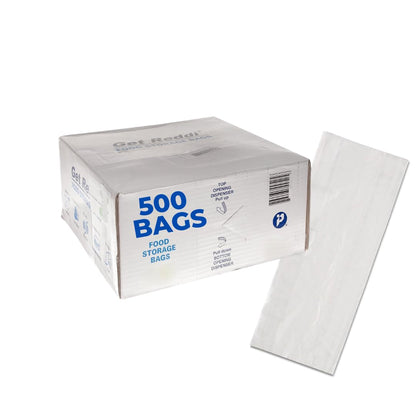 Inteplast PB100824 22 qt Capacity, 24" Length x 10" Width x 8" Gusset, Food and Utility Poly Bag (Case of 500)