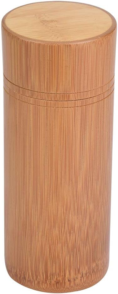 Mumusuki Tea Jar, Portable Sealed Tube Tea Storage Box for Farmhouse Kitchen Counter (M)