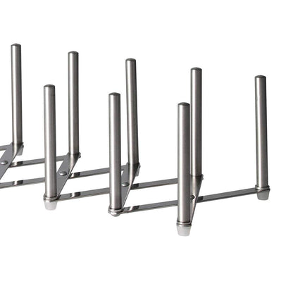 IKEA VARIERA Pot lid organizer, stainless steel (Set of 4, W: 5 ¾" X H: 4")