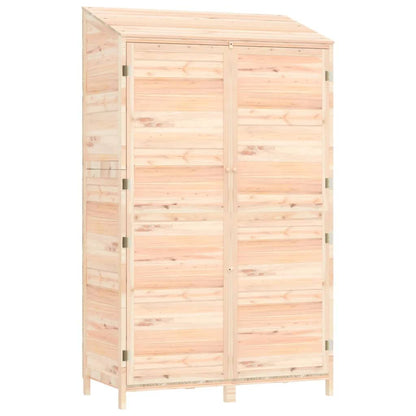 Outdoor Garden Shed, Wooden Storage Cabinet with Shelves for Backyard, Patio, and Garage Tools, 40.2 x 20.5 x 68.7 Inches