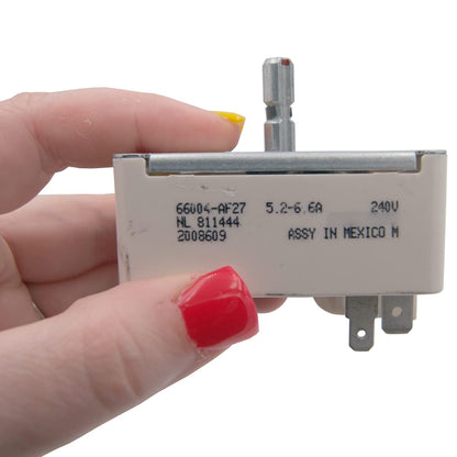 Supplying Demand WB23M24 WB23K5036 Infinite Control Switch Replacement for Electric Range