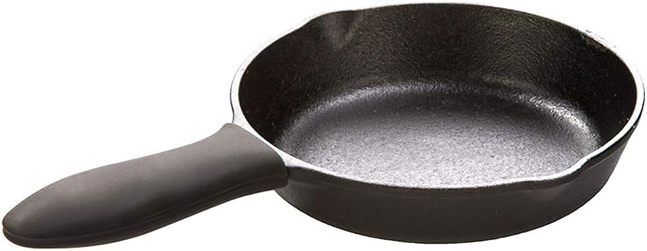 6Pcs Silicone Pot Pan Handle Sleeve, Heat Resistant Covers for Skillets, Pots, Dishwasher Safe (Black)