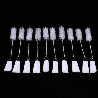10pcs Nylon Tube Brushes Set, Double Ended Cleaning Brush for Sewing Machine, Dust Removal Tool for Home, Automobile,