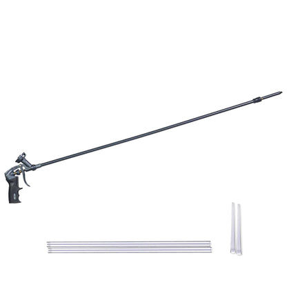 AWF PRO 40" Long Nozzle with Swivel Tip & Standard High-Yield Precision Spray Foam Guns – PTFE Non-Stick Baskets, Adjustable Control, Compatible with PRO Foam Cans