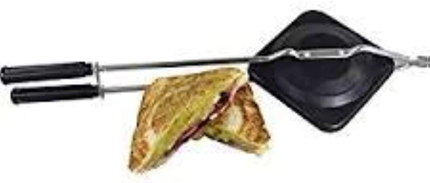 Nonstick Aluminum Gas Sandwich Toaster, 15.5 in L x 5.6 in W x 1 in H, Easy Clean