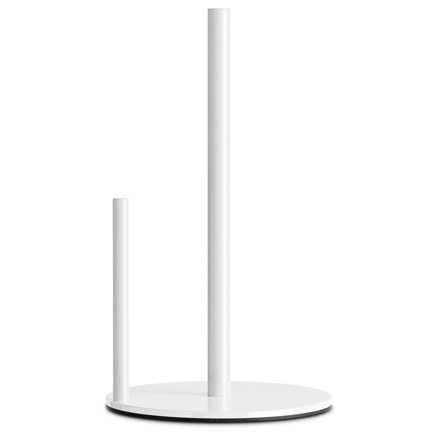 Paper Towel Holder White Kitchen Roll Holder, Paper Towel Holder for Kitchen Roll Organize, Countertop Roll Dispenser with Weighted Base