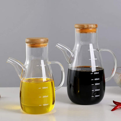 Vinegar Bottle Oil Pot - High Borosilicate Glass Oiler Oil Dispenser