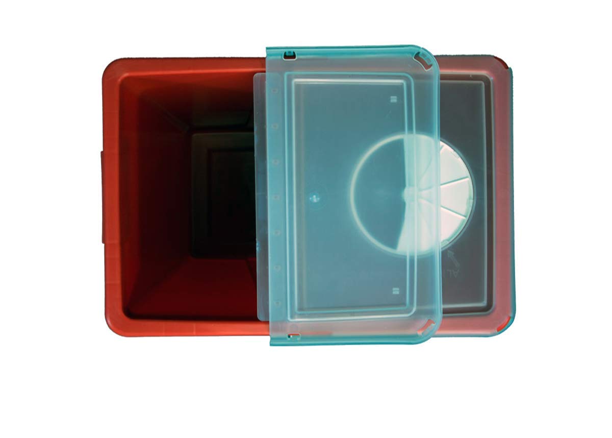 Oakridge 8 Gallon Sharps Container | Rotary Opening | Hinge lid opening | Case of 10