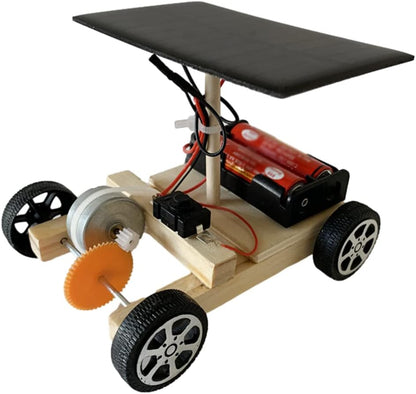 Solar Car Model Kits, Science Experiment Kit for Youth, Educational DIY STEM Set