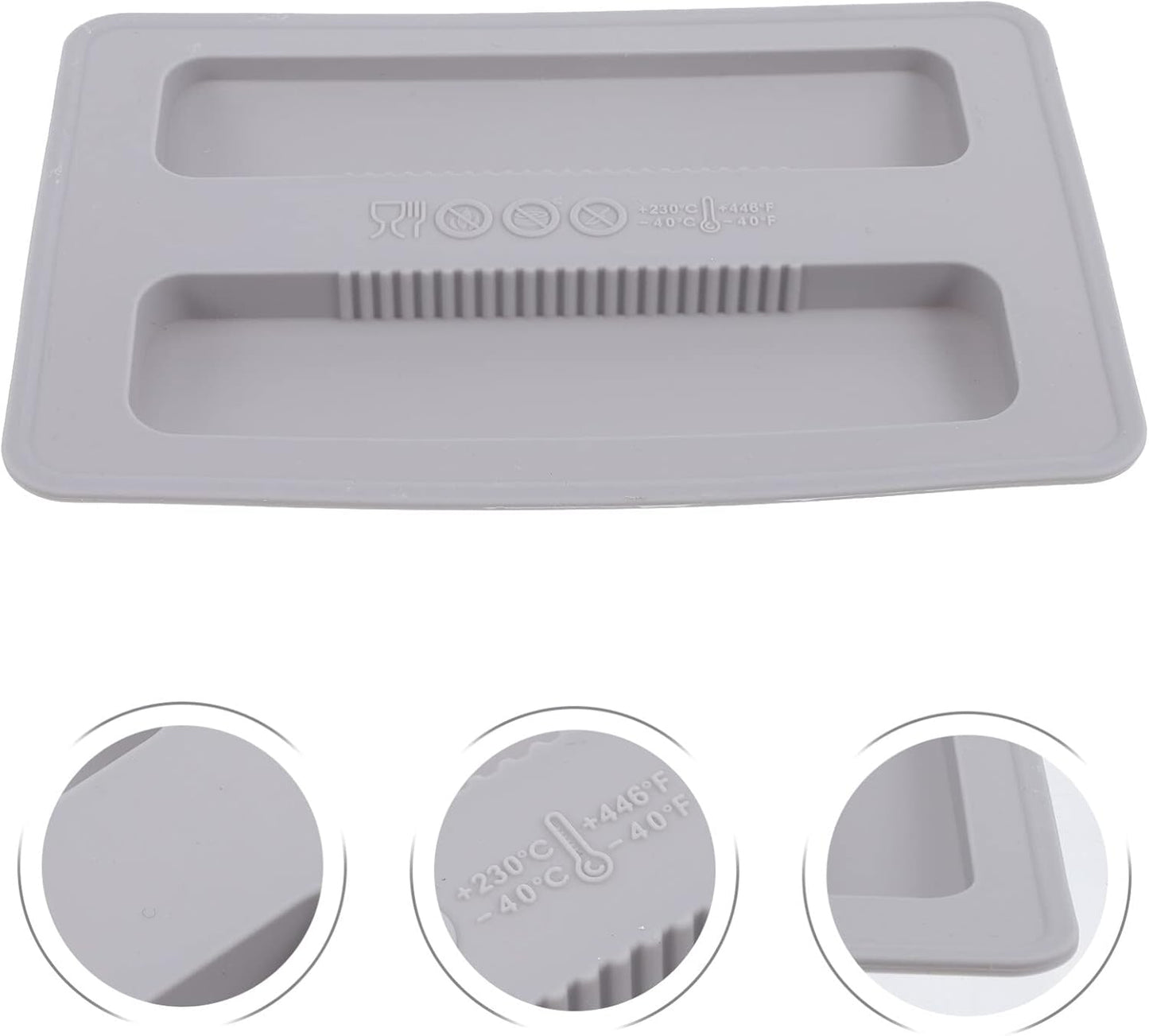 Luxshiny Silicone Lid 2 Slice Toaster Cover, Upper Electric Bread Maker Cover for Protection