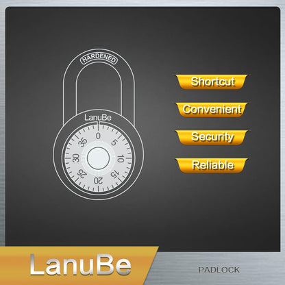 LanuBe Standard Dial Combination Lock, 2 inches. Wide, with Different Combinations, Purple Turnplate, Pack of 60; Lock for School, Employee, Gym Sports Locker, Case, Toolbox