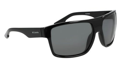 Columbia Men's Sunglasses C571SP FAIRBANKS - Black/Smoke with Smoke Solid Polarized Lens