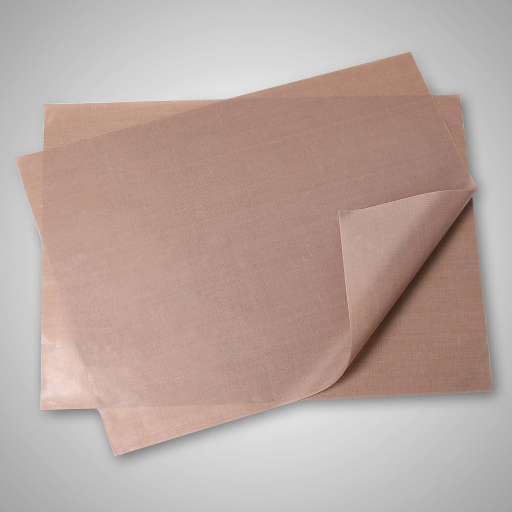 5PCS 16" x 24" PTFE Fabric Sheet 5Mil Thickness for Sublimation Printing Non-Stick Sheet Craft Mat