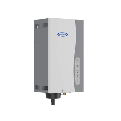 AprilAire 865 Whole-House Steam Humidifier, Manual Steam Humidifier with Wall Mount Fan, Whole-House Humidifier for Homes without HVAC Duct System up to 10,300 Sq. Ft., White