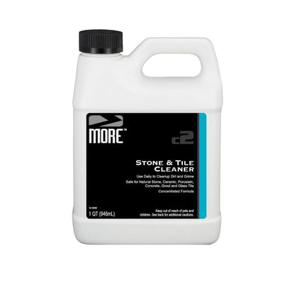 MORE - Stone & Tile Cleaner - Grout & Floor Cleaner for Natural Stone, Marble, Concrete, Ceramic, & Porcelain - Water-Based Grout Cleaner for Tile Floors - Concentrated Formula - pH Neutral - 32oz