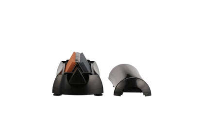 Norton IM200 Knife Sharpener Oil Stone Sharpening Stone Kit with Coarse/Medium Crystolon and Fine India Stones, Sharpening Stone Oil and Knife Angle Guide