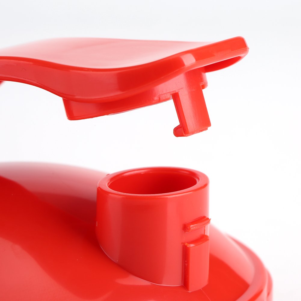 Blender Flip Top to go Lid Replacement Parts, Compatible with 600W 900W Juicer Bottle Series Blenders[ red],