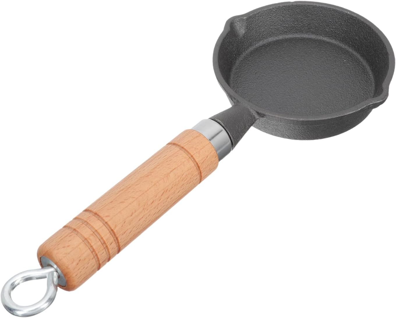 Zerodeko Mini Omelet Pan, Round Griddle, Nonstick Cookware for Camping, Hard Ground Tent Pegs