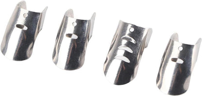 TOPINCN Finger Guard 4PCS, Stainless Steel Protector to Avoid Hurting for Cutting and Slicing