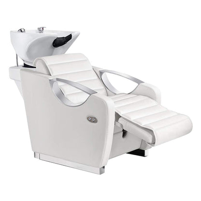 Dir Salon Shampoo Backwash Unit Hair Washing Station with Electrical Leg-Rest Victoria