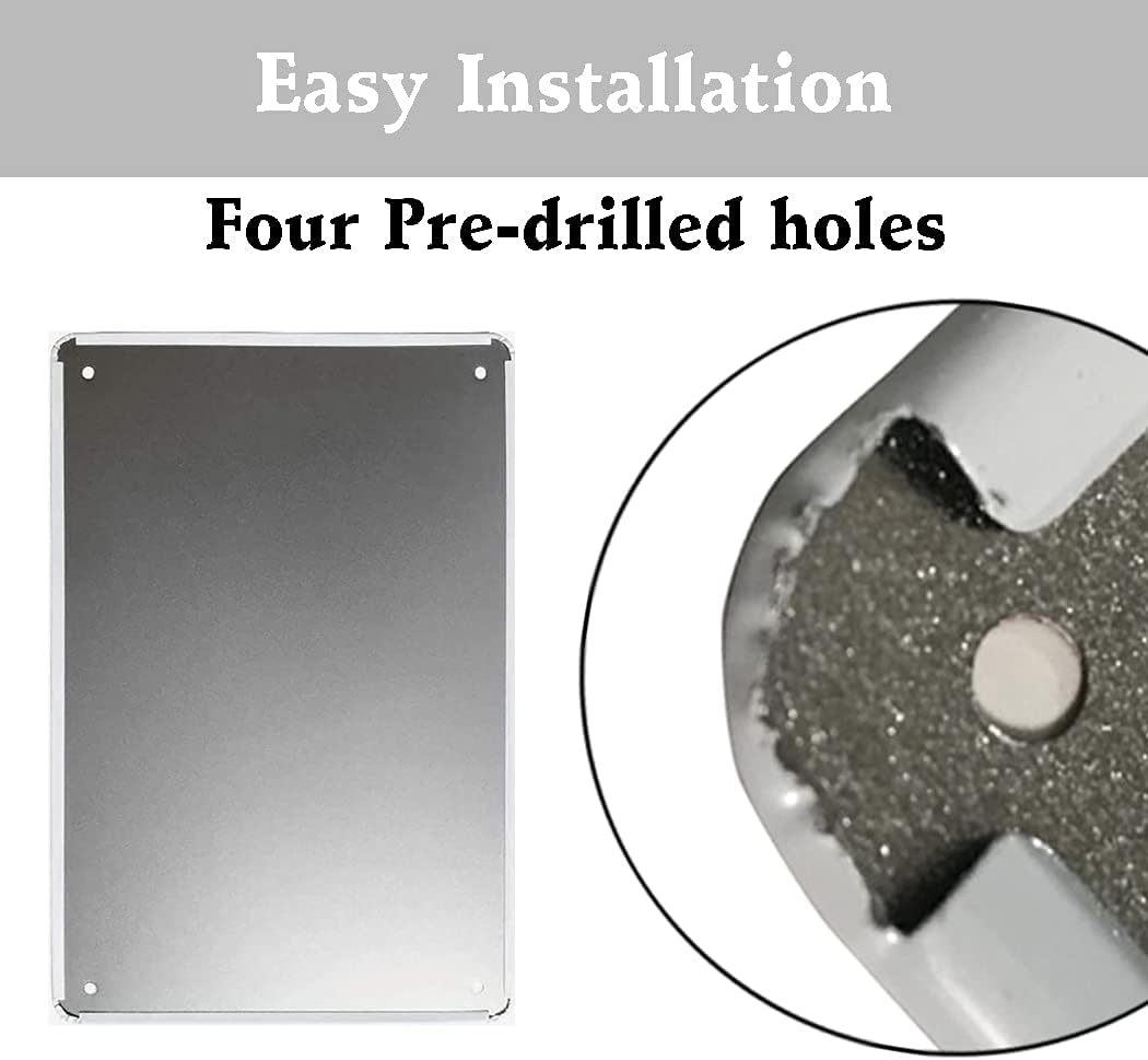 Funny Sarcastic Metal Signs Warning My Sense of Humor Might Hurt Your Feelings for Garage Man Cave Bar Home Decor