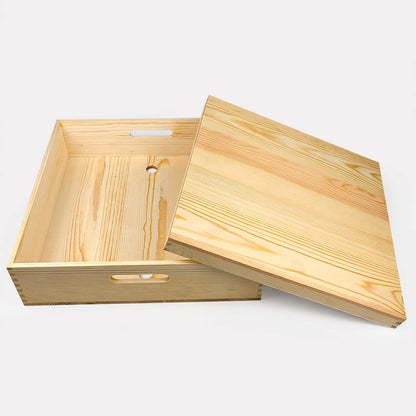 Large Soap Molds, 8L 280oz 8kg Rectangle Soap Mold Silicone Liner for 18 Bar Mold with Wooden Box and Lid DIY Handmade Soap Making Tools (280oz, Wood)