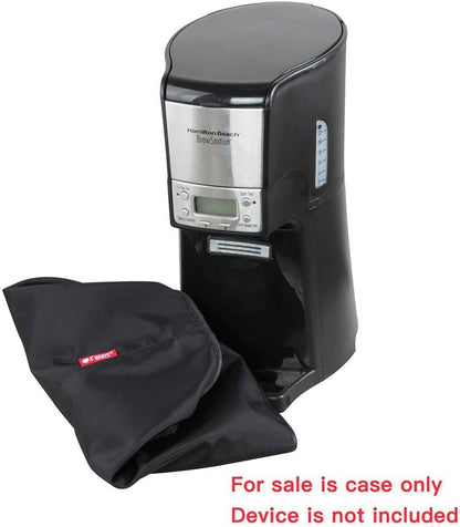 Hermitshell Dust Proof Cover for Hamilton Beach 12-Cup Programmable Brewstation Coffee Maker (48464) (Black)