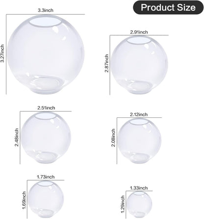 12Pcs Transparent Epoxy Resin Molds Silicone Set, Clear Silicone Molds for Epoxy Resin Include Seamless Sphere Resin Molds,Deep Cube,Molds for Resin Casting
