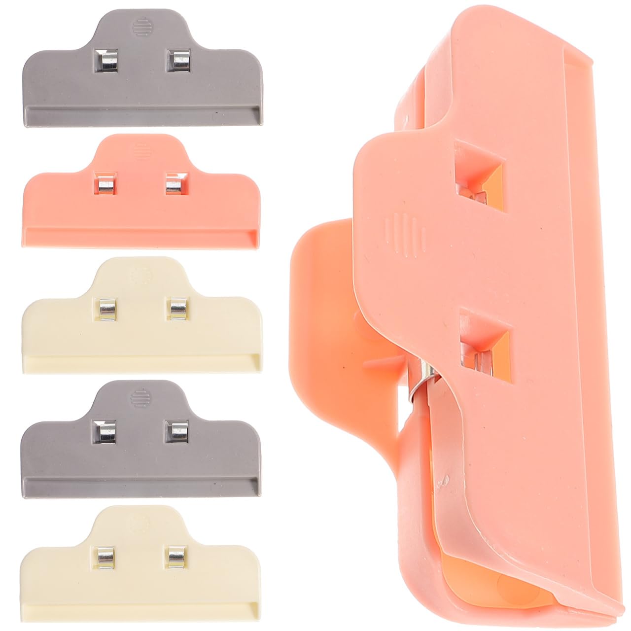 LALAFINA 6pcs Diamond Art Clips Plastic DIY Sealing Clamp Food Snack Storage Seal Clips for DIY Crafts, Large