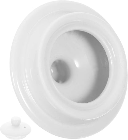 Ceramic Teapot Lids, Kungfu Tea Kettle Replacement Covers, Loose Leaf Pot Top Lids for Kitchen Teapots