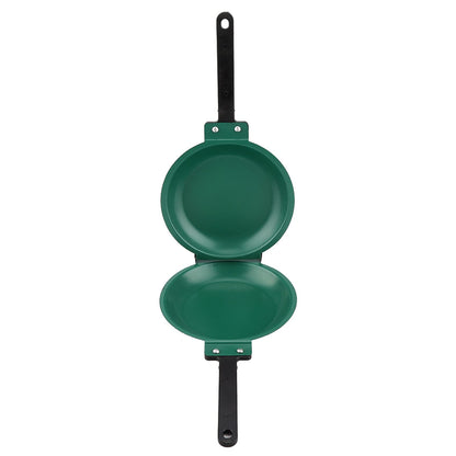 Ejoyous Double Sided Frying Pan, Kitchen Fried Egg Pancake Maker Flip Grill Pan Omelette Tray Home Household Baking Cookware