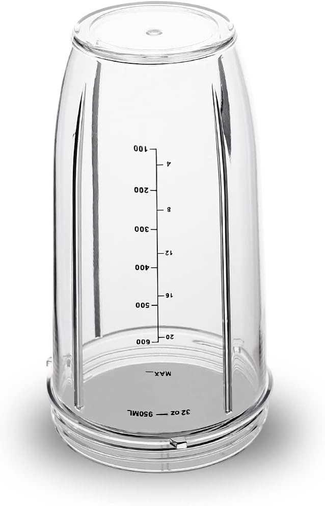 Replacement Parts Cups, Compatible with Nutribullet Blender 600W & 900W, 32oz