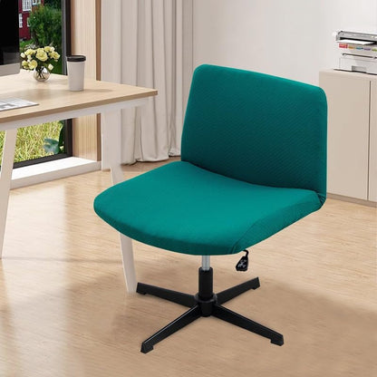 TOPCHANCES Dining Room Chair Covers, Stretchable Waterproof Armless Criss Cross Slipcover for Home Office Party