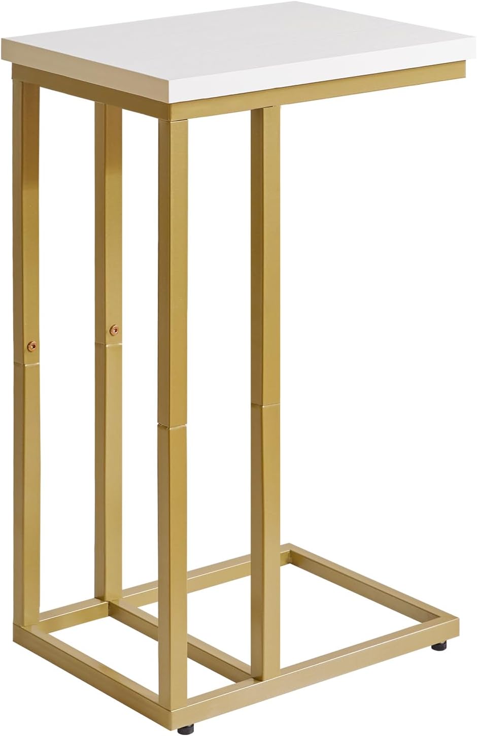 16x12x25 inch YD-TM051WG Aibiju Small Side Tables C Shaped, End Table, Small Table Stand for Living Room Bedroom
