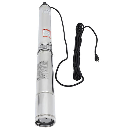 SCITOO Deep Well Pump for Garden Home Agricultural Irrigation 2 hp 42GPM Submersible Pump 440ft/134m 220V-240V / 60Hz